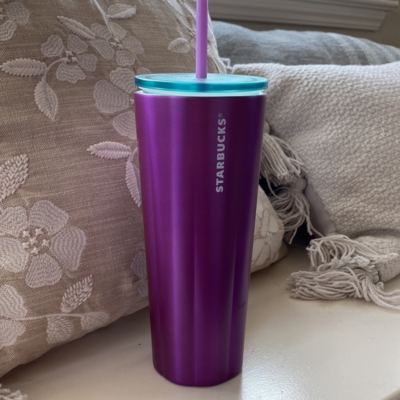 ❤️❤️ Starbucks 2022 Puffy Valentines Purple Stainless Steel Tumbler - Picture 5 of 5